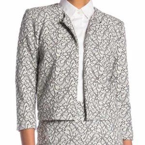 NWT Philosophy Ivory Floral Jacquard Jacket Small